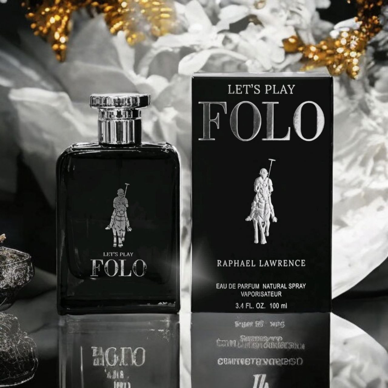 LET'S PLAY FOLO مشابه Ralph Lauren Polo Black